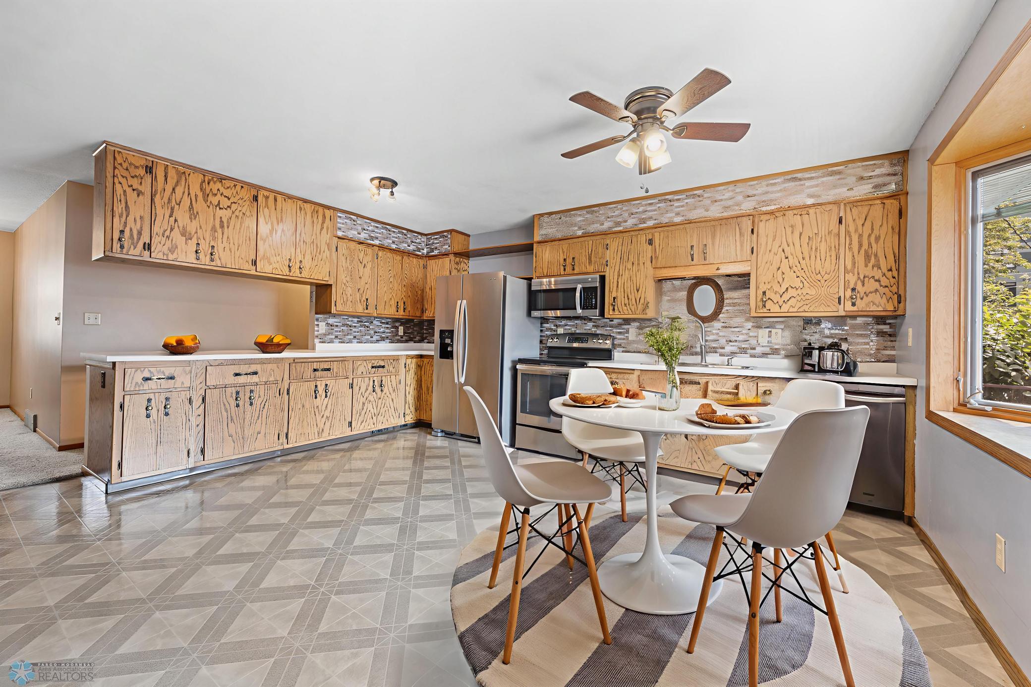 Virtually Staged Kitchen