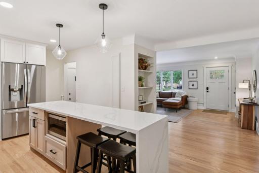 Open concept flow from the moment you walk through the front door