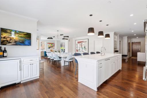 Offering an open floor plan ideal for gathering and entertaining