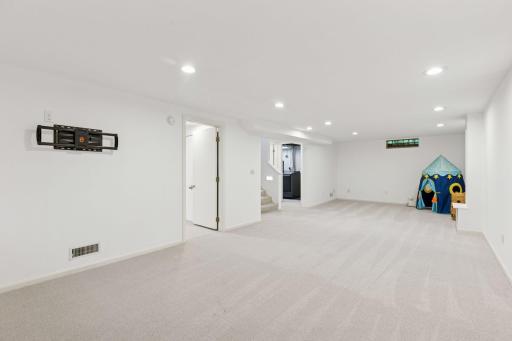 Plenty of room for a cozy family room, play area, work from home station, and/or room to exercise right at home.
