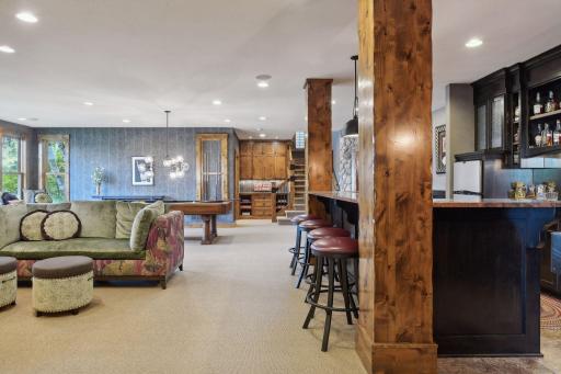 A great, open layout is perfect for entertaining outfitted with new carpet and paint