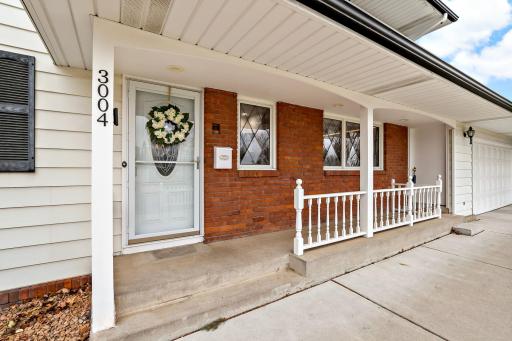 Open Porch w/Access To Extra Large Garage