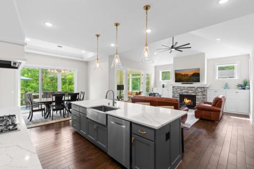 Open to dining and great roomâperfect for entertaining.