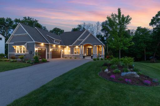 Inviting front porch and beautiful curb appeal.