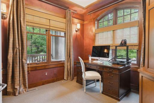 Main floor office is ideal for working from home