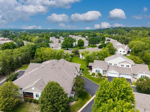 Lovely development with winding roads and mature trees