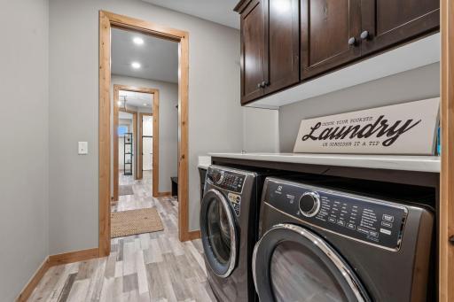 Laundry right off mudroom w/soaking sink