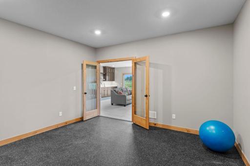 Rubber exercise mats for comfortable workout space