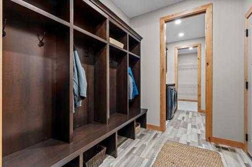 Great built in lockers in mudroom