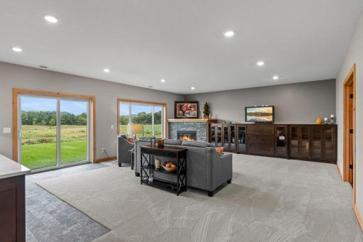 Those cabinets are screaming for an 86" tv to be installed there!