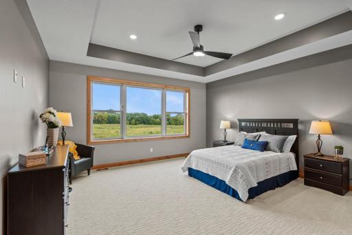 Primary suite - plenty of space for a king size bed!