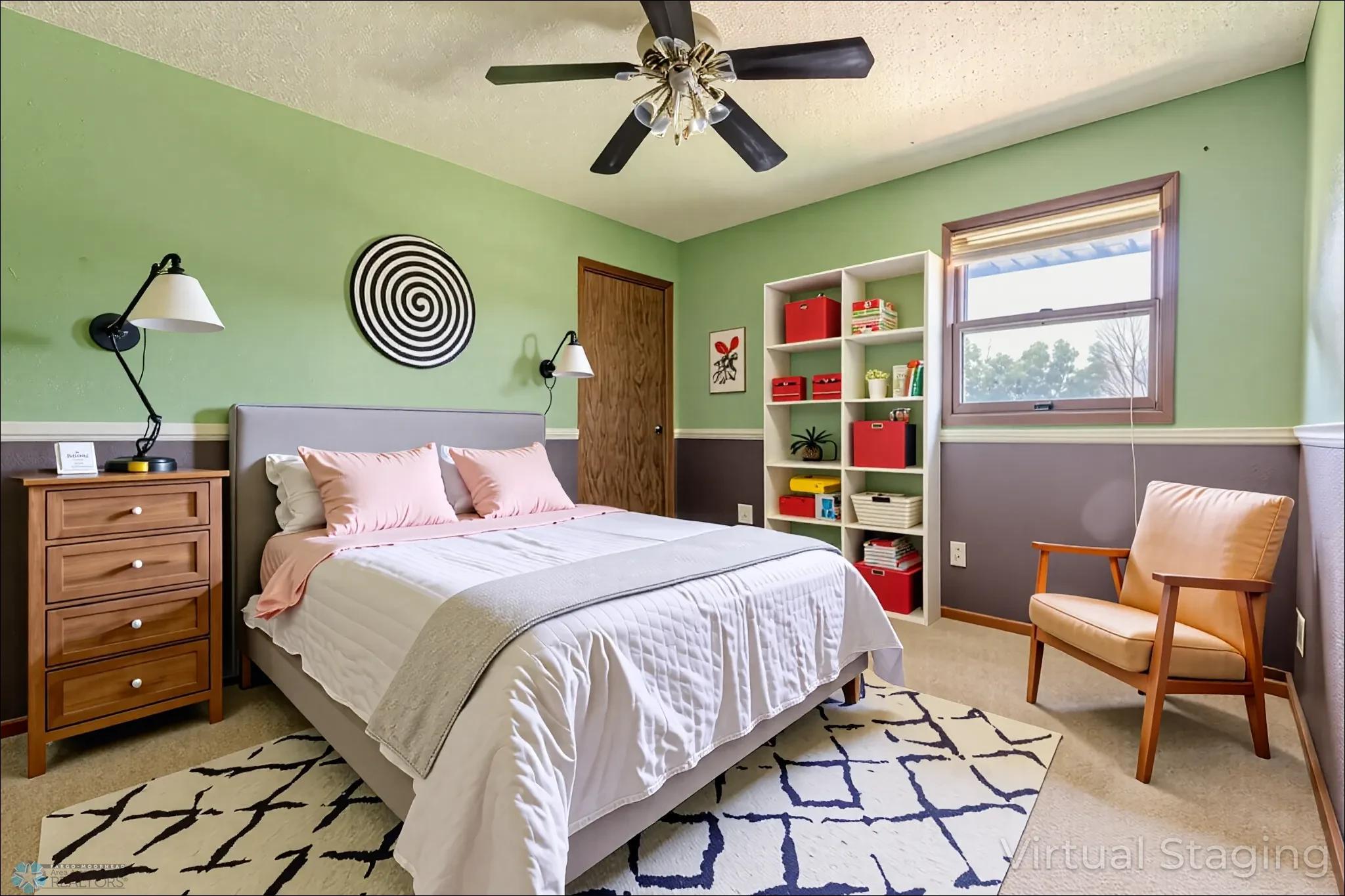 Virtual Staged Bedroom 3