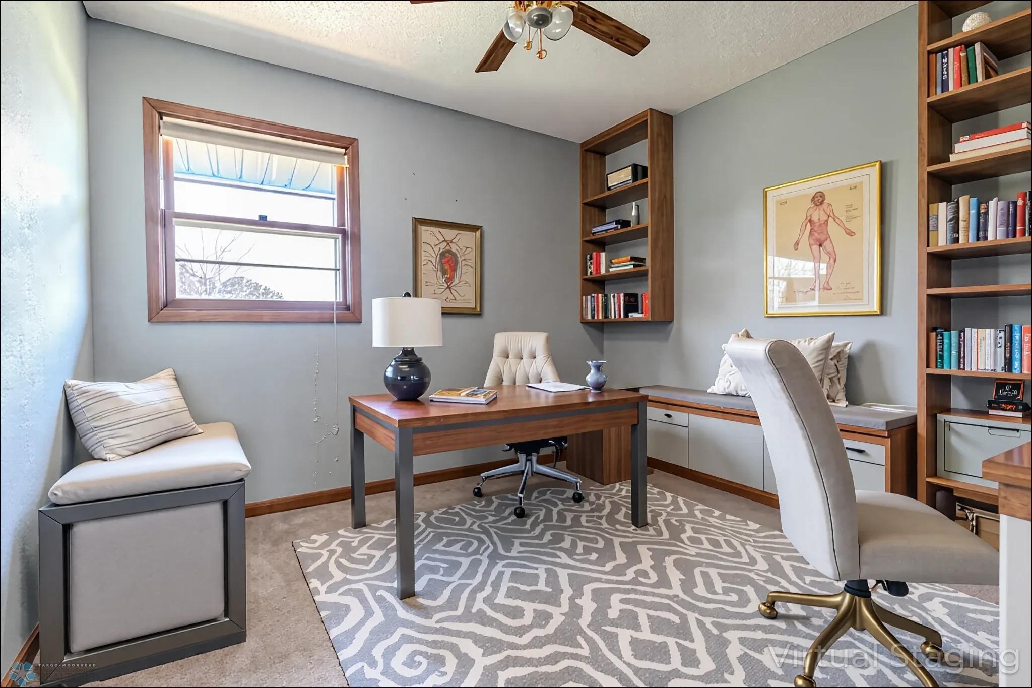Virtual Staged Bedroom 2