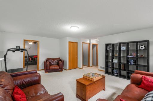 This space is the perfect spot to unwind at the end of the day or host gatherings with family and friends.
