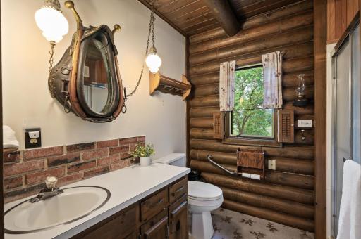 Conveniently located near all living areas, the main floor bathroom is perfect for guests and everyday use.