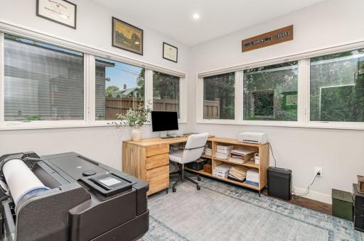 Main floor flex space. Currently an office. could be bedroom