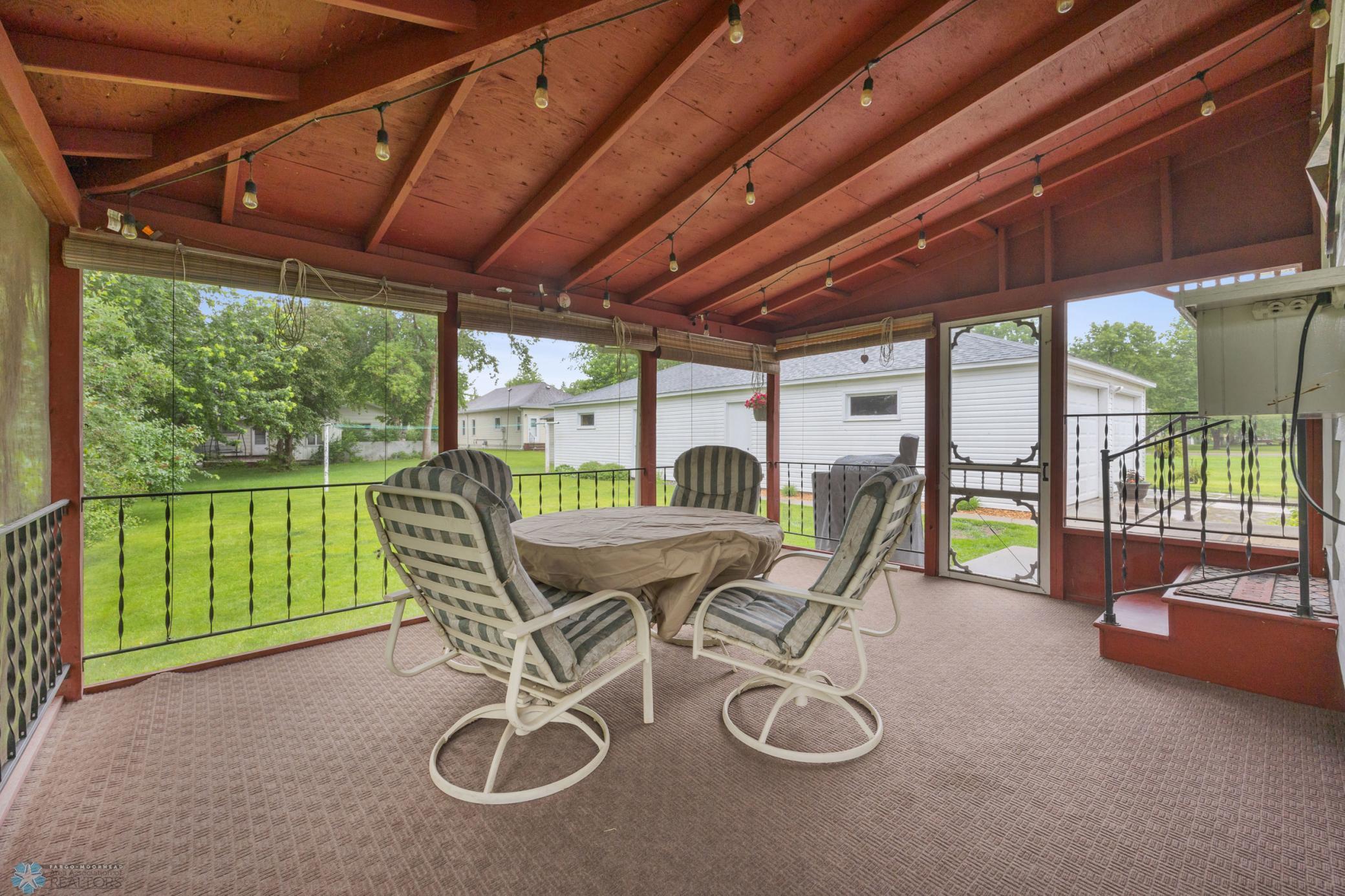 Backyard patio