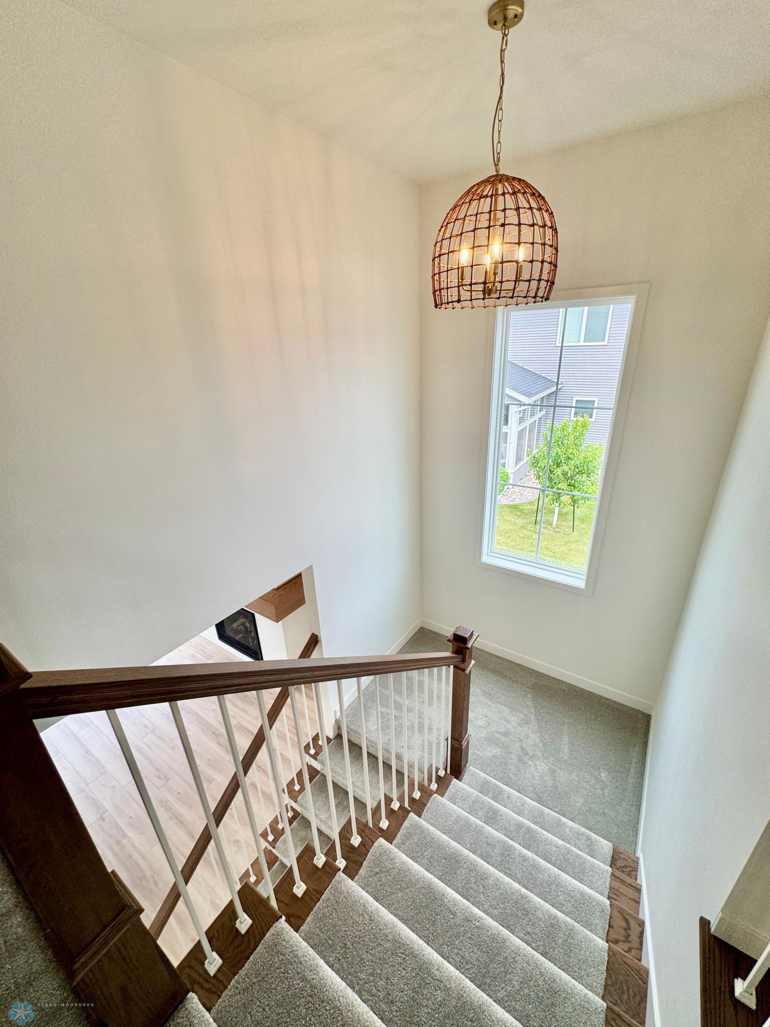 Stairs to upper level