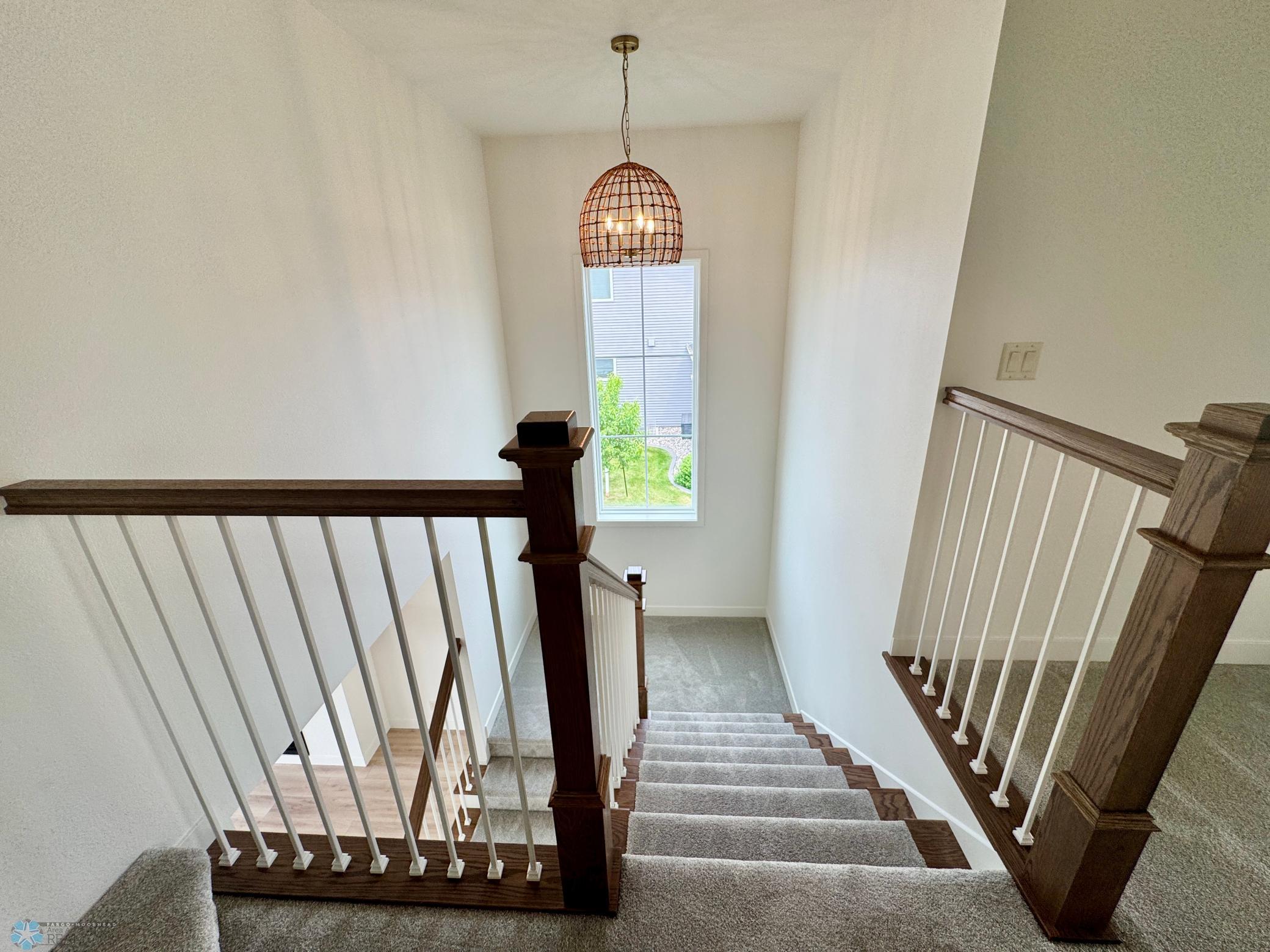Stairs to upper level