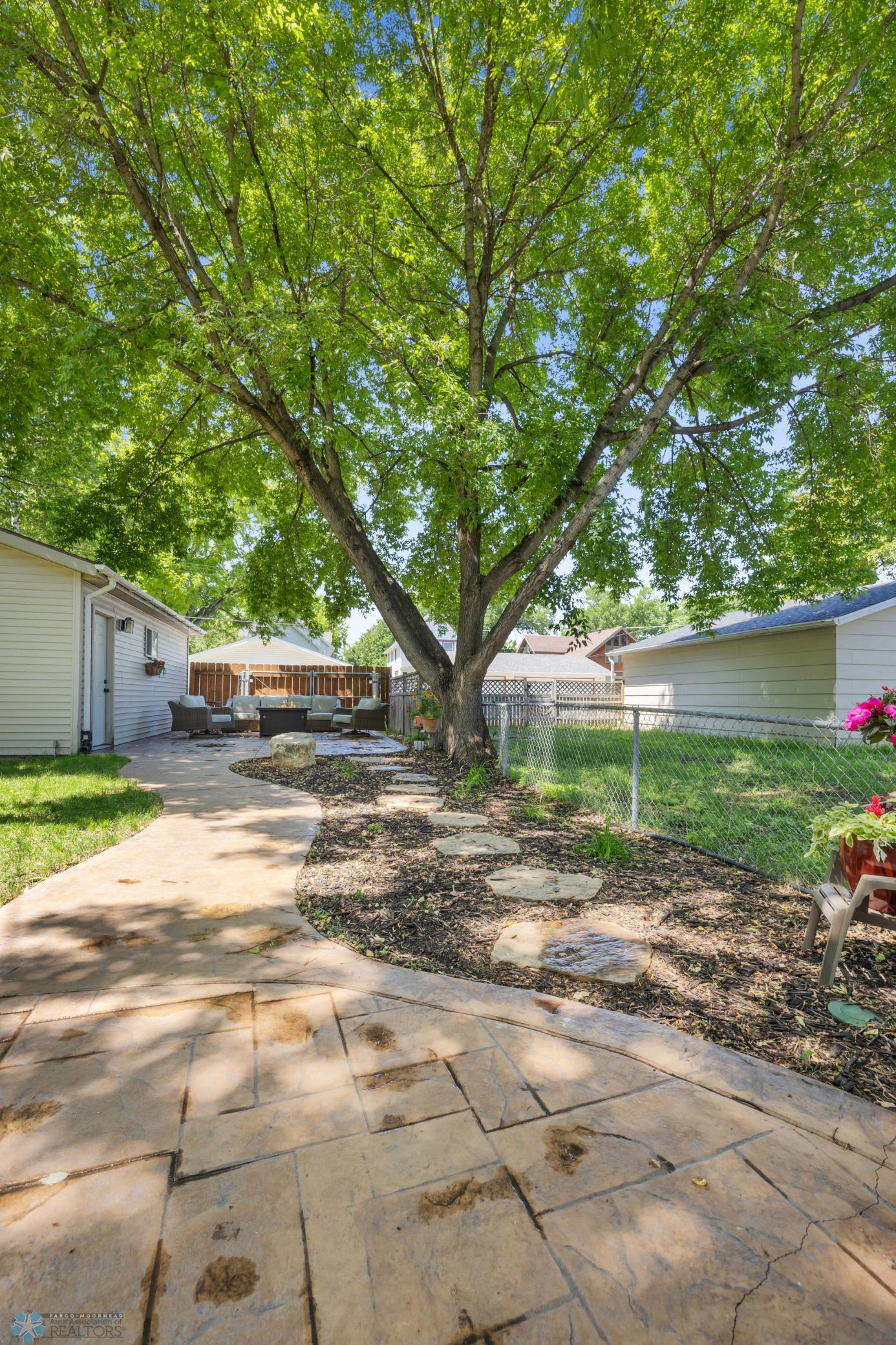 Paver Pathway to Patio
