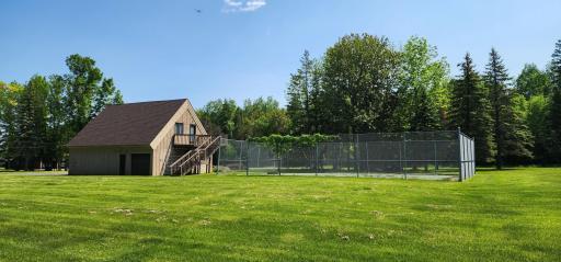 Garage and sports court