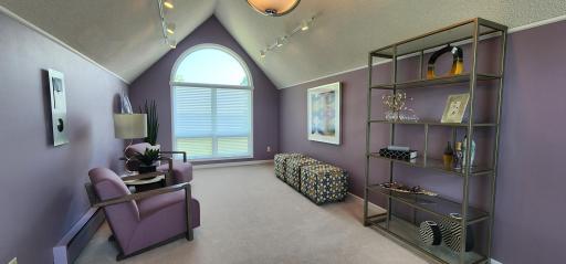 Lofted area great reading room