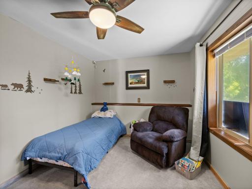 The second bedroom includes a large closet.