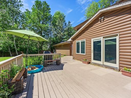 The maintenance free deck is the perfect place to spend time outside.