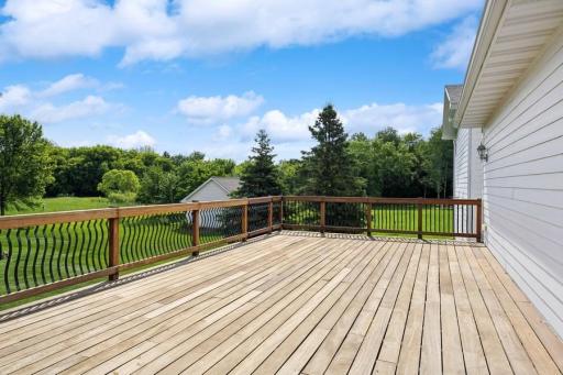 31' x 16' Brazilian Tigerwood deck off 4 season porch