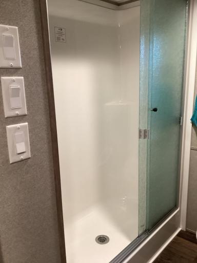 spacious shower
