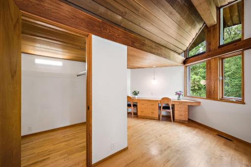 Large Walk-In Closet and built-in desk area complete the Primary Bedroom