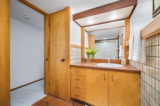 Lower level full bath