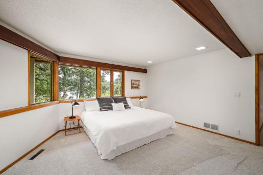 Bedroom 2 mimics the primary bedroom in shape and size with panoramic views!