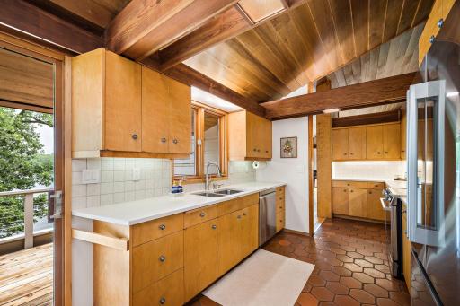 Ample cabinetry and counter space!