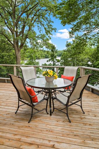 Deck railings designed to provide the best views!