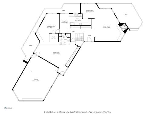 1680 Blackhawk Cove Main Level Floorplan