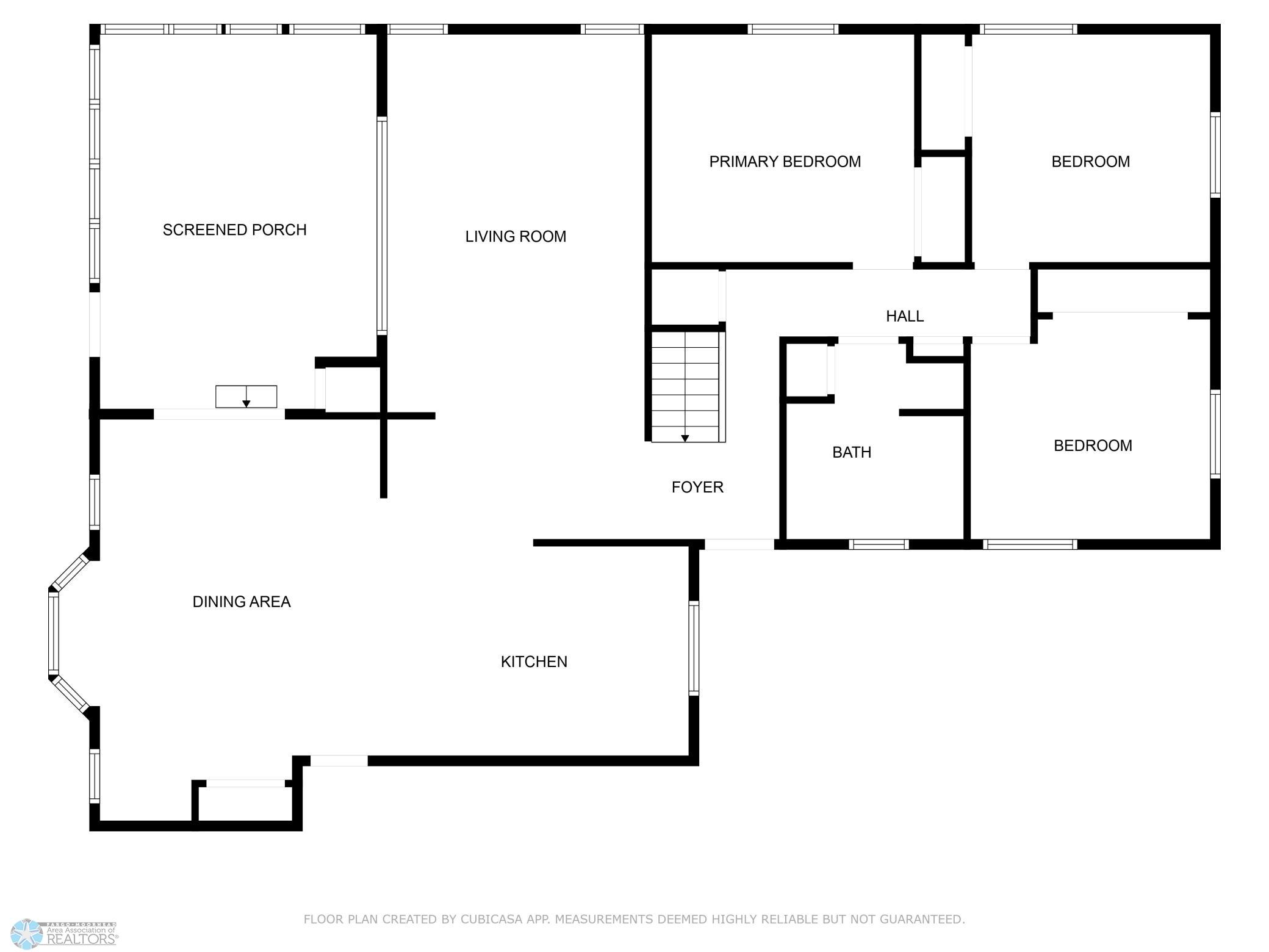 Main level floorplan