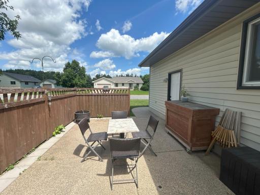 Backyard patio