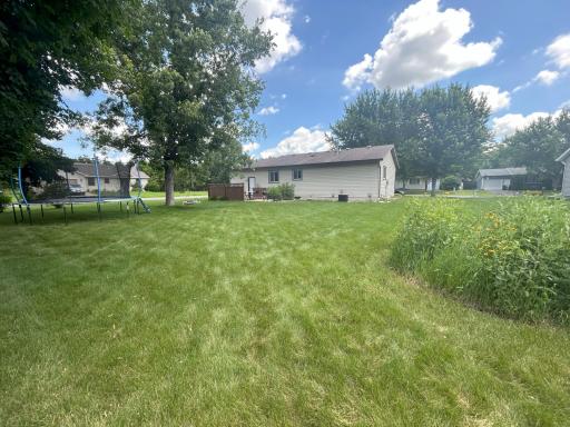 Large yard