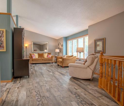 Spacious upstairs living room
