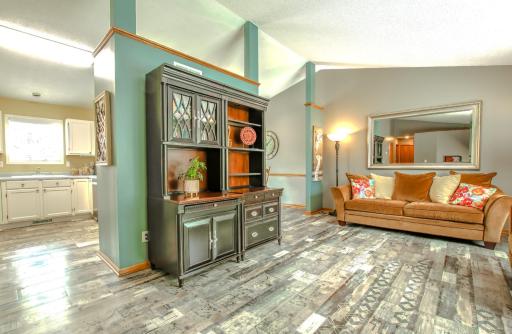 Living room to kitchen