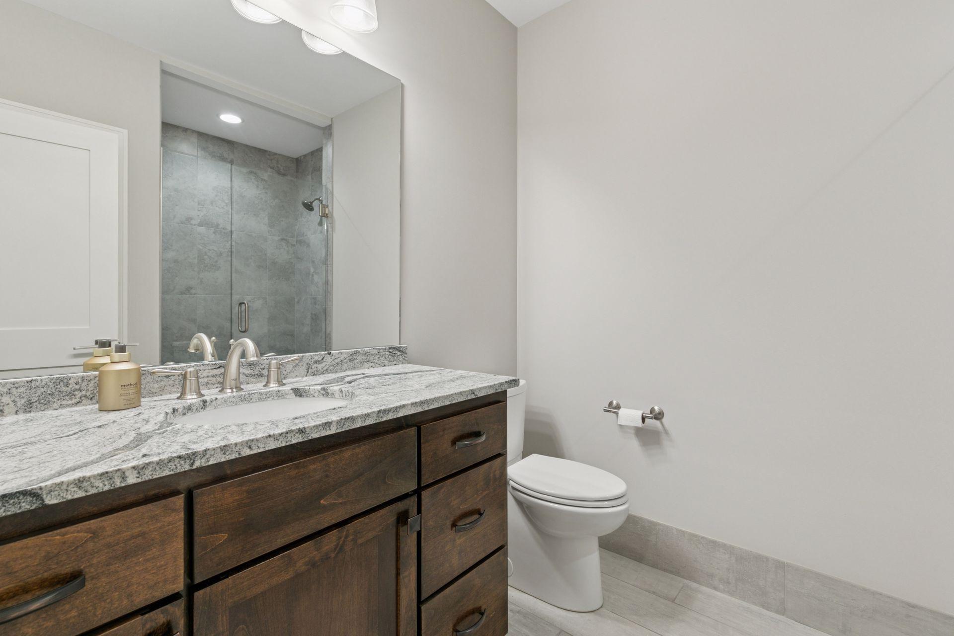 3/4 Bathroom in Lower Level