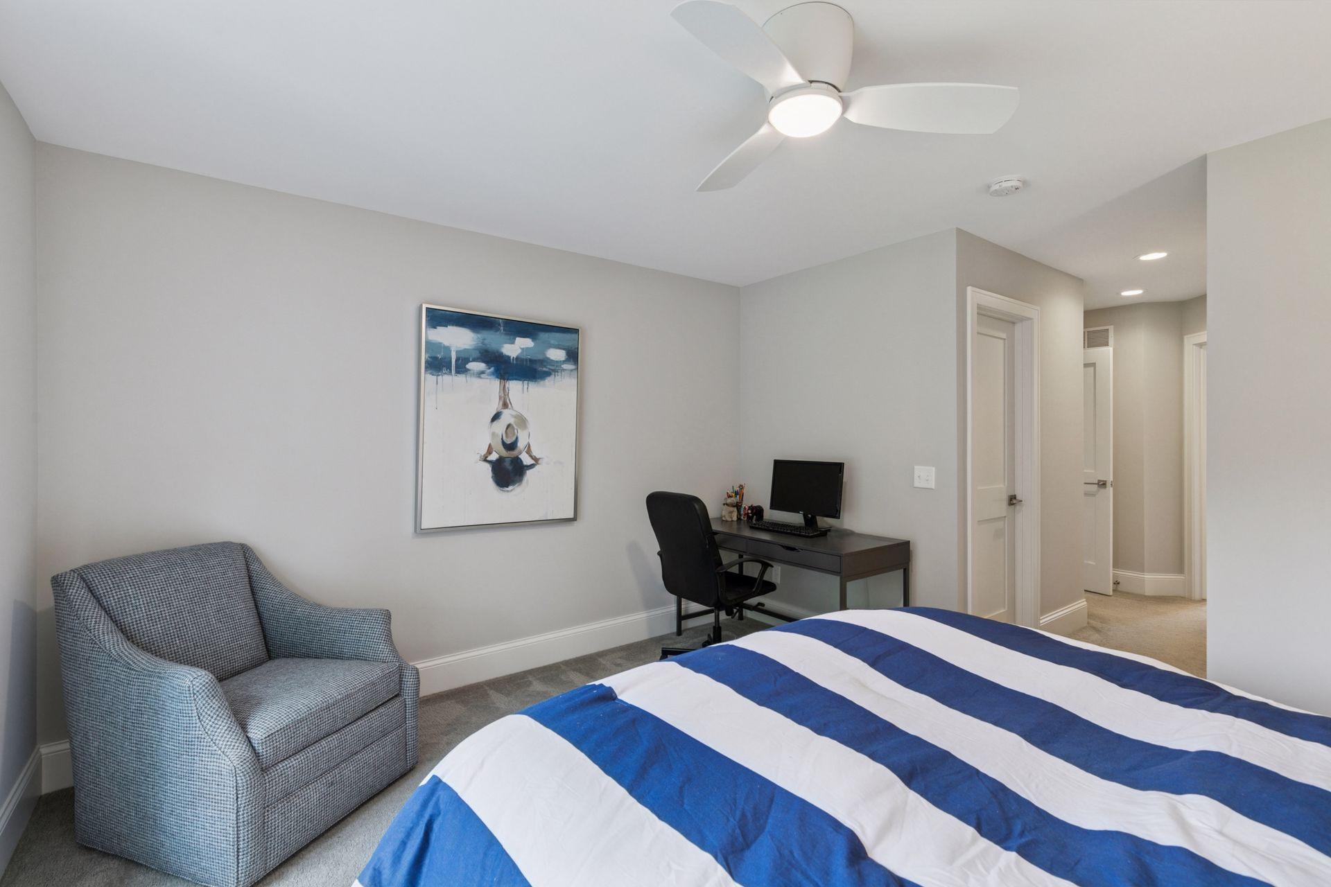 Bedroom #2 with Walk-in Closet and access to Jack and Jill Bathroom