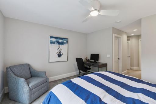 Bedroom #2 with Walk-in Closet and access to Jack and Jill Bathroom