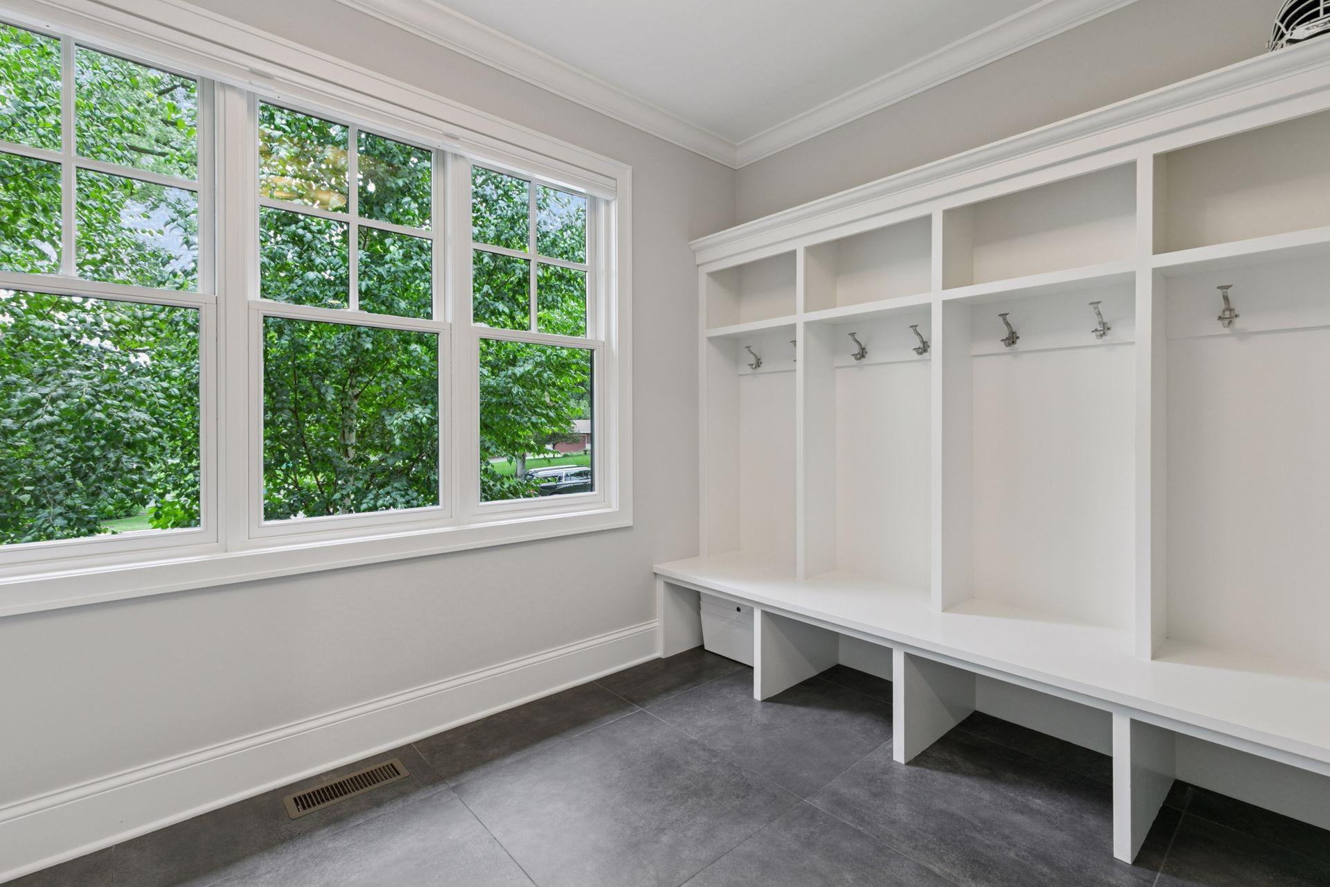 Spacious Mudroom with Builtins