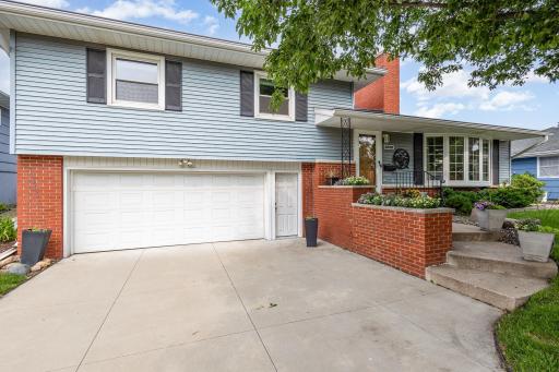 Great curb appeal with maintenance free siding!