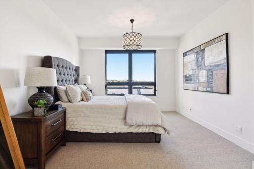 East-facing windows to rise and greet the day