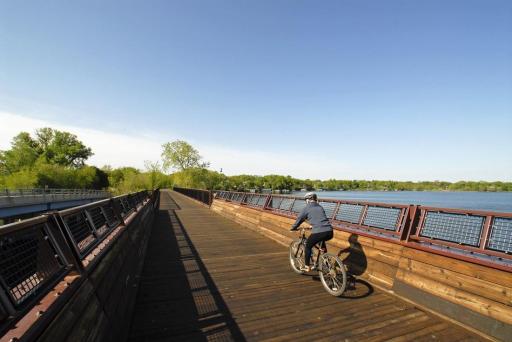 Steps away from the Dakota Regional Trail for year round outdoor activity