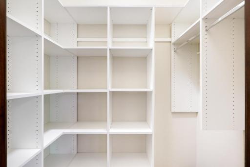 This is the walk-in closet for the second bedroom.