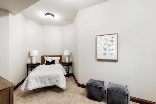 This lower level den, could be converted to a 4th bedroom with the option of adding an egress window.